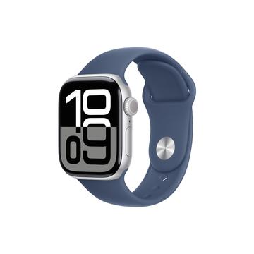 Apple Watch 10 GPS MWWA3QN/A - Aluminium, Denim Sportband, S/M, 42mm