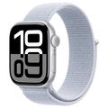 Apple Watch 10 GPS MWWD3QN/A - Aluminium, Blaue Wolke Sport Loop, 46mm - Silber