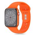 Apple Watch Serie 10/9/8/7/6/SE Tech-Protect Silikonarmband - 40mm/41mm/42mm - Helles Orange