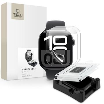 Apple Watch Series 10 Tech-Protect Supreme Set Displayschutzfolie - 46mm - 2 Stk.