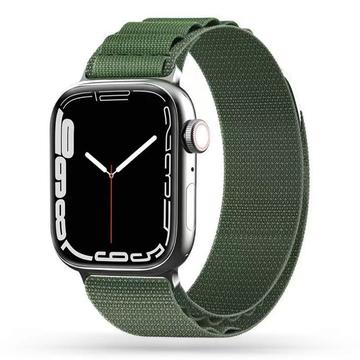 Apple Watch Series Ultra 2/Ultra/9/8/SE (2022)/7/SE/6/5/4/3/2/1 Tech-Protect Nylon Pro-Armband - 49mm/45mm/44mm/42mm - Militärgrün