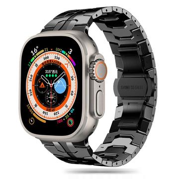 Apple Watch Series Ultra 2/Ultra/9/8/SE (2022)/7/SE/6/5/4/3/2/1 Tech-Protect-Edelstahlband - 49mm/45mm/44mm/42mm - Schwarz