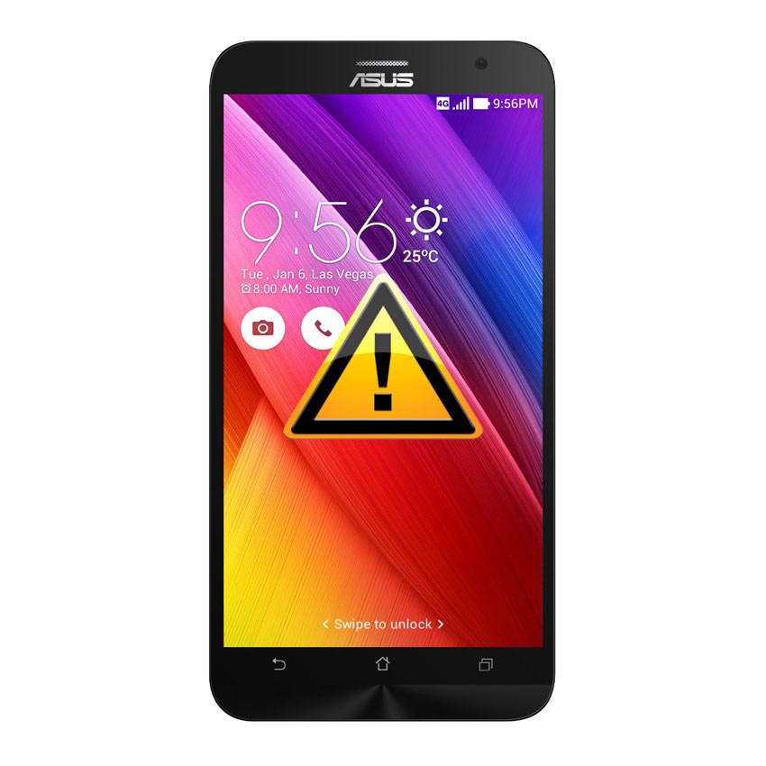 При включении смартфон asus zenfone 2 ze550ml показывает usb значок