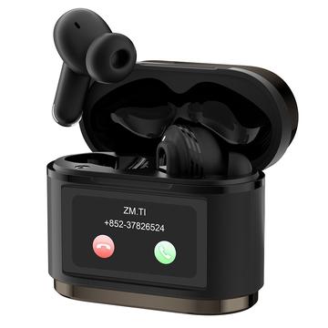 BD2 Smart Digital Display Wireless Bluetooth Headset - Touchscreen, ANC & ENC Geräuschunterdrückung - Trüben