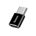 Baseus Mini Series MicroUSB / USB-C OTG Adapter - Schwarz