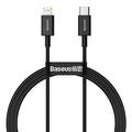 Baseus Superior Serie USB-C / Lightning Kabel - 1m, 20W - Schwarz