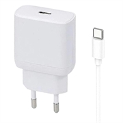 iPhone 15 Pro/15 Pro Max/16 Pro/16 Pro Max Beline PD 3.0 USB-C GaN Ladegerät - 30W - Weiß