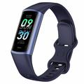 C68 1.1" Smart-Armband Slim Fitness-Uhr mit Herzfrequenz Gesundheit Überwachung - blau