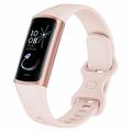 C68 1.1" Smart-Armband Slim Fitness-Uhr mit Herzfrequenz Gesundheit Überwachung - Gold / Pink