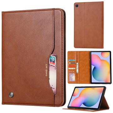 Samsung Galaxy Tab S6 Lite 2020/2022/2024 Kartenset Folio-Hülle - Braun