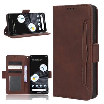 Cardholder Serie Google Pixel 7 Pro Wallet Hülle - Braun