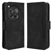 OnePlus 12R/Ace 3 Cardholder Serie Wallet Hülle - Schwarz