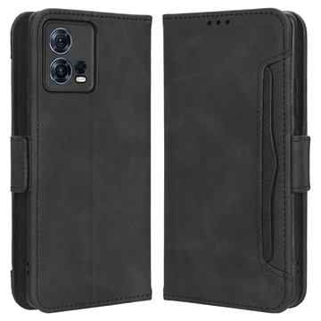 Cardholder Serie Motorola Moto S30 Pro/Edge 30 Fusion Wallet Hülle - Schwarz