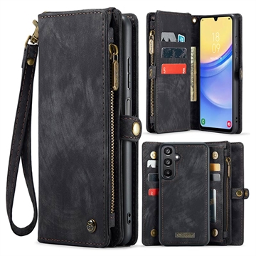 Samsung Galaxy A16 5G Caseme 008 2-in-1 Multifunktions Wallet Hülle - Schwarz