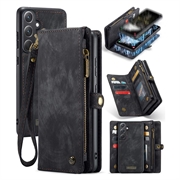 Samsung Galaxy A35 Caseme 008 2-in-1 Multifunktions Wallet Hülle - Schwarz