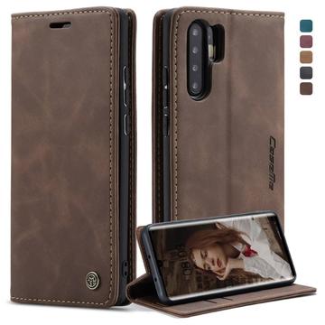 Huawei P30 Pro Caseme 013 Serie Schutzhülle mit Geldbörse - Kaffee