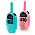 Kinder Walkie-Talkie mit wiederaufladbarem Akku (Offene Verpackung - Zufriedenstellend) - Grün / Rosa