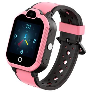 Niedliche wasserdichte Kinder Smartwatch H01 - GPS, WiFi - Pink