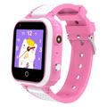 DH9S Kinder Smart Watch mit GPS & SOS - 4G Videoanrufe & Kamera, Dänisch, Norwegisch, Schwedisch, Finnisch Sprachen - Pink