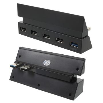 DOBE TP4-006 5-Port USB HUB für PS4 Spielekonsole (1 x USB 3.0 + 4 x USB 2.0)