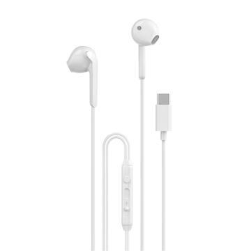 Dudao X3C kabelgebundener In-Ear USB-C Kopfhörer - Weiß