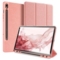 Samsung Galaxy Tab S9 Dux Ducis Domo Tri-Fold Smart Folio Hülle (Offene Verpackung - Bulk Befriedigend) - Rosa