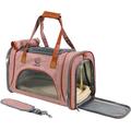 Elegante Hundetragetasche - 46x26x28cm - Rosa