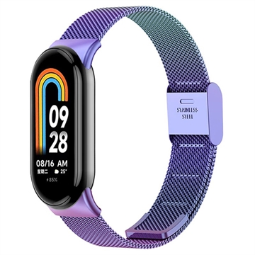 Xiaomi Smart Band 8 Elegantes Edelstahl-Mesh-Band - Bunt