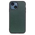 Elegant iPhone 14 Plus Leder Cover - Grün