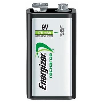 Energizer Recharge Power Plus Wiederaufladbare 6F22/9V Batterie 175mAh