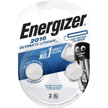 Energizer Ultimate CR2016 Knopfzellenbatterie 3V - 2 Stk.