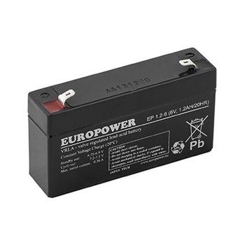 Europower EP1.2-6 AGM-Batterie 6V/1.2Ah