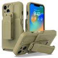 Explorer Series iPhone 14 Plus Hybrid Hülle mit Gürtelclip - Armee Grün