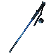 Ausziehbarer 3-teiliger Wanderstock - 135cm - Blau