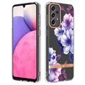 Flower Serie Samsung Galaxy A33 5G TPU Hülle - Lila Begonie