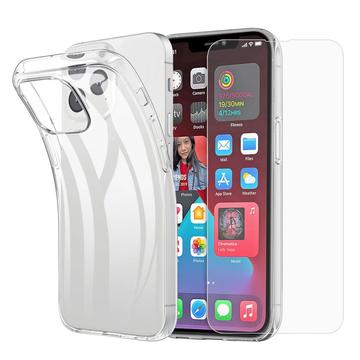 Saii 2-in-1 iPhone 15 Plus TPU Hülle & Panzerglas