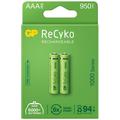 GP ReCyko 1000 Wiederaufladbare AAA-Batterien 950mAh - 2 Stk.