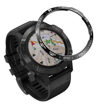 Garmin Fenix 6/6 Pro Uhr Lünette Edelstahl Abdeckung