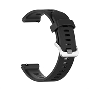 Garmin Forerunner 245/645 Soft Silikonarmband - Schwarz