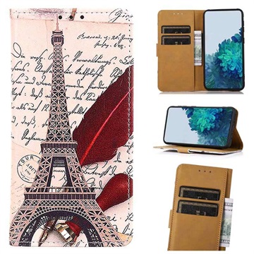 Glam Series Sony Xperia 10 IV Wallet Hülle - Eiffelturm