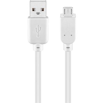 Goobay Micro USB Cable - 5m - Weiß