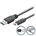 Goobay USB 3.0 / USB Typ-C Kabel - 3m - Schwarz