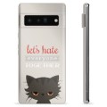 Google Pixel 6 Pro TPU Hülle - Böse Katze