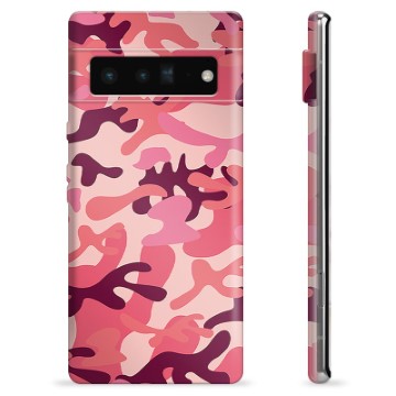 Google Pixel 6 Pro TPU Hülle - Rosa Tarnung