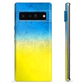 Google Pixel 6 Pro TPU Hülle Ukrainische Flagge - Zweifarbig