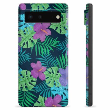 Google Pixel 6 TPU Hülle - Tropische Blumen