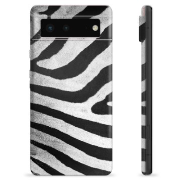 Google Pixel 6 TPU Hülle - Zebra