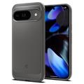 Google Pixel 9/9 Pro Spigen Rugged Armor TPU Hülle - Marmorgrau