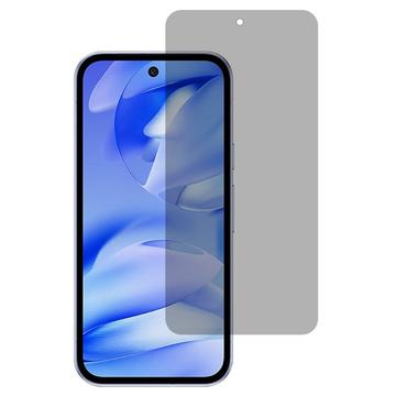 Google Pixel 9a Privacy Full Cover Panzerglas - Schwarz Rand