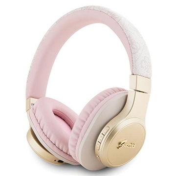 Guess 4G Script Logo Bluetooth-Kopfhörer - Pink